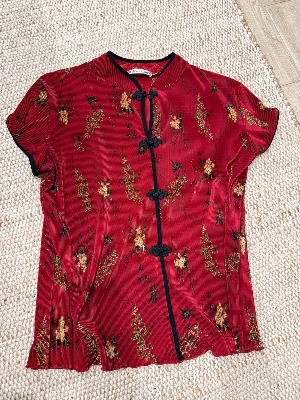 VINTAGE 90s/Y2K DRESSBARN PLISSE TOP 🌹
